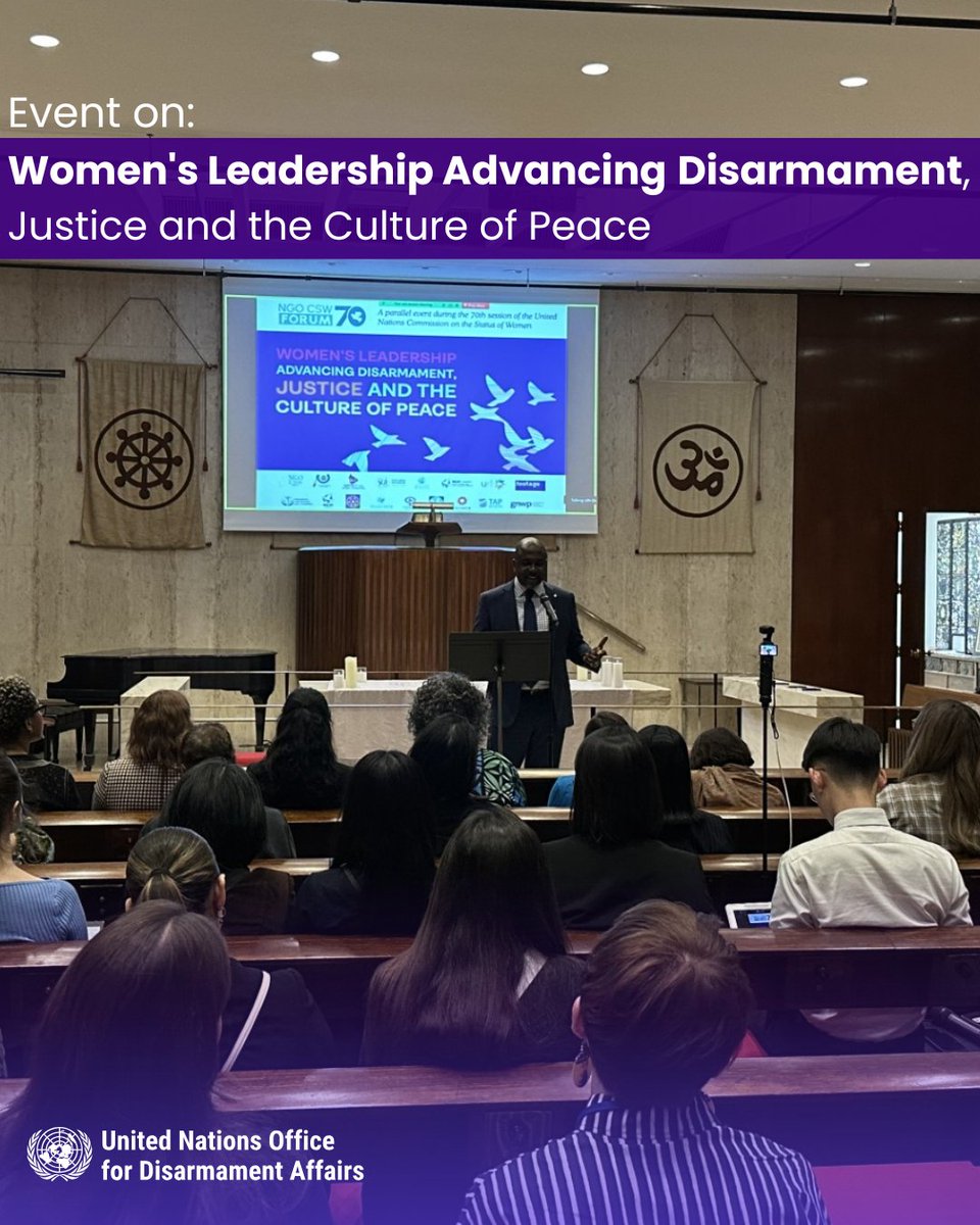 UN Office for Disarmament Affairs tweet media