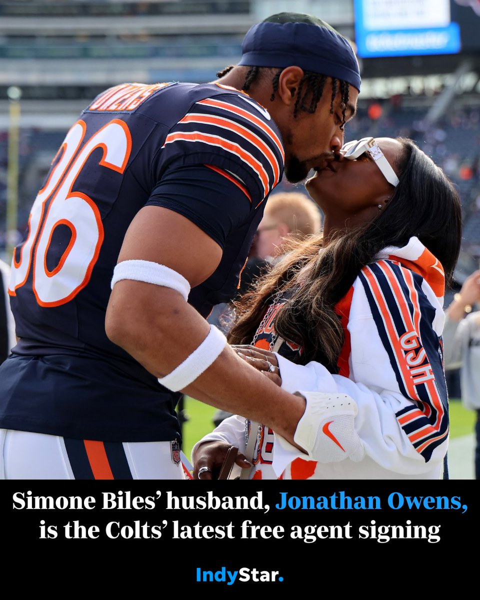 indystar's tweet photo. Simone Biles on Instagram: "Indy, here we come." Most decorated gymnast of all time is coming to Indy with husband Jonathan Owens, the newest Colt. Read more: https://t.co/BT7wRaSNPV https://t.co/Ue9no3ekUq