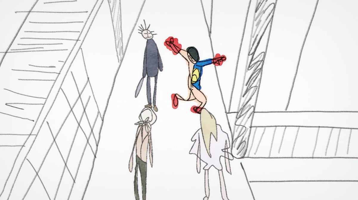 i still can't get over how funny megumi looks in this frame 😭 his sea urchin hair