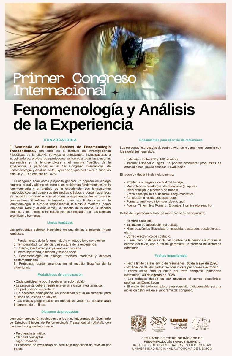 I.I.Filosóficas • UNAM tweet media