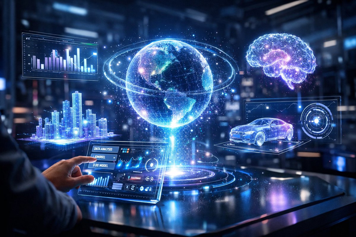NewHiTechGadget's tweet photo. Discover how Volumetric 3D #Hologram Screens are set to revolutionize the future of devices! 
🌟 Imagine interacting with technology in a whole new dimension. Visit https://t.co/Kfcmyx8RBH share your thoughts 👇
#3DTechnology  #TechTrends #AugmentedReality #VirtualReality https://t.co/MQTnFpjyEf