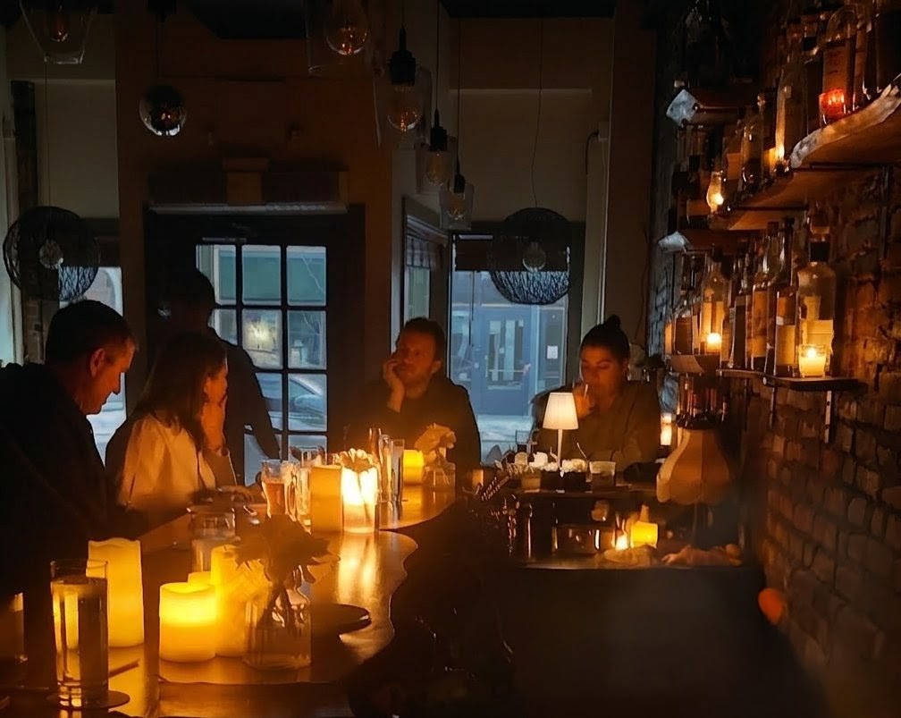 The power outage has left us in the dark! Unfortunately we'll be closed for dinner tonight (3/13) but can't wait to see you when the lights are back!