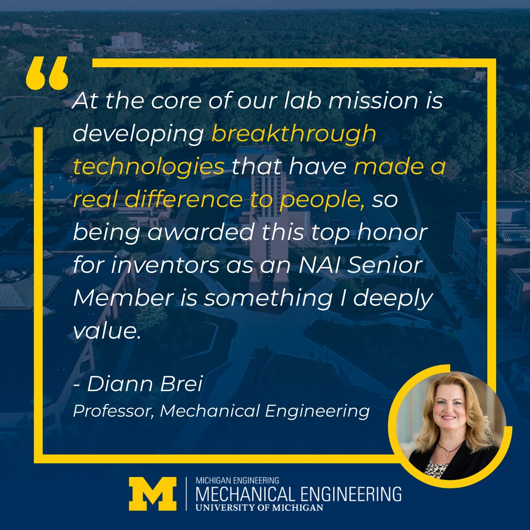 University of Michigan Mechanical Engineering tweet media