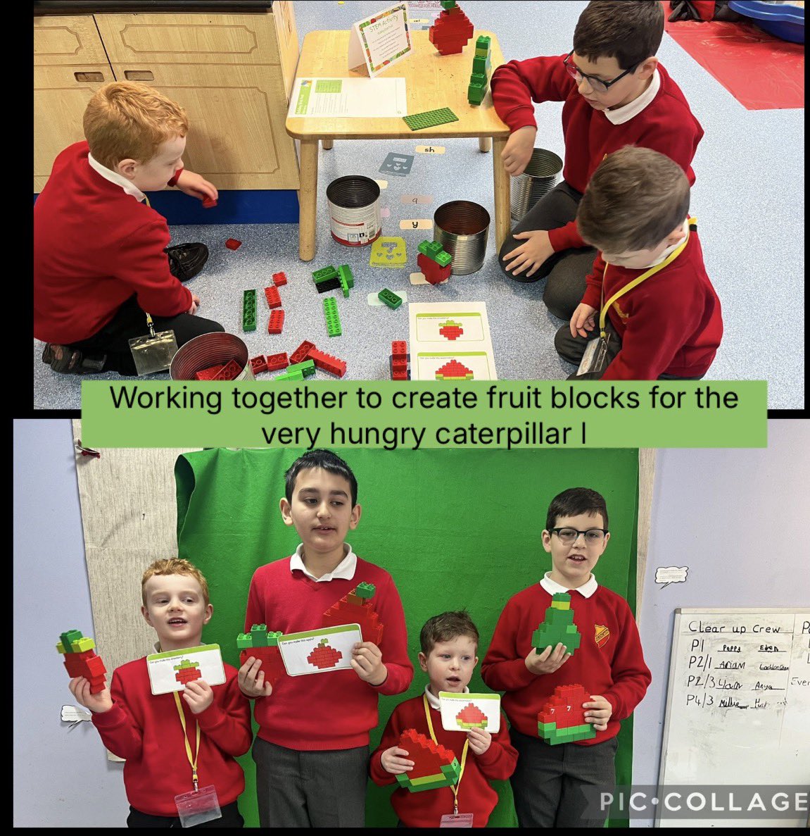 glencairn_ps's tweet image. Infant area #STEMDAY was a huge success with lots of creativity, curiosity, problem solving , team work and learning more about #TheVeryHungryCaterpillar #GreenScreen fun 📷