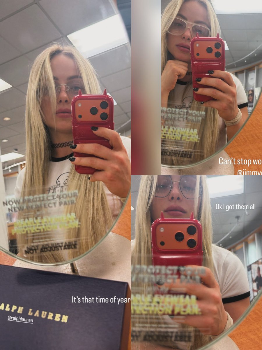 goat getting new glasses (she look good af like)