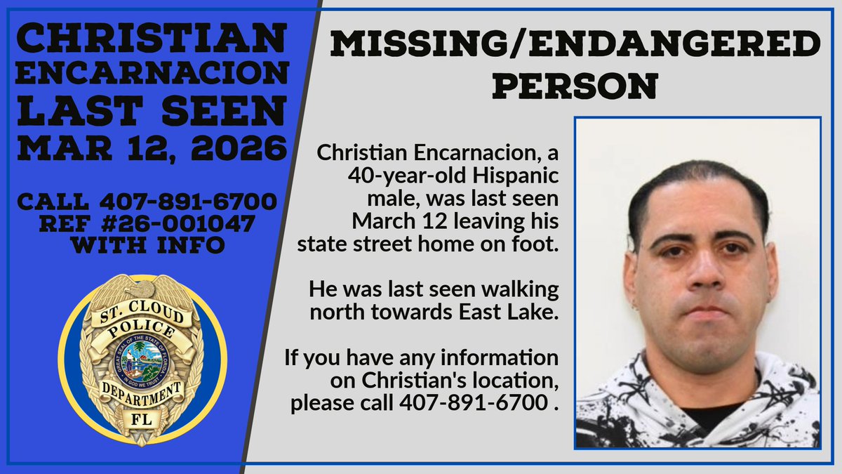 St. Cloud Police Dept tweet media