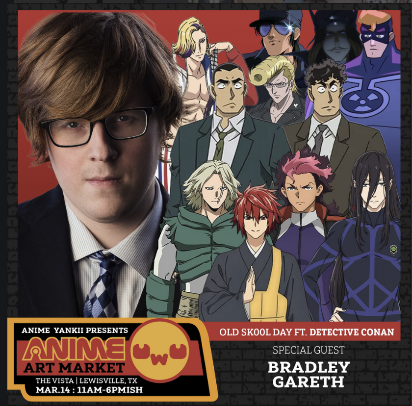 anime_brother's tweet photo. Hey quick reminder! I will be at the ANIME ART MARKET at the Vista in Lewisville, TX tomorrow for a signing along with a lot of other members of the Detective Conan cast!

Feel free to stop on by! https://t.co/JxK8ji8ZQ4