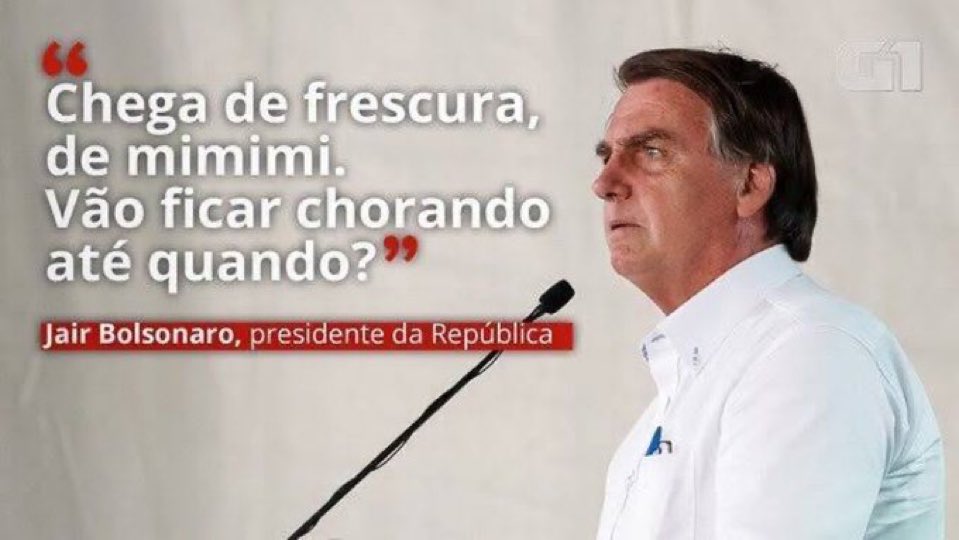 Esse merda tem 700 mil mortes nas costas… que sofra e tenha uma agonia lenta