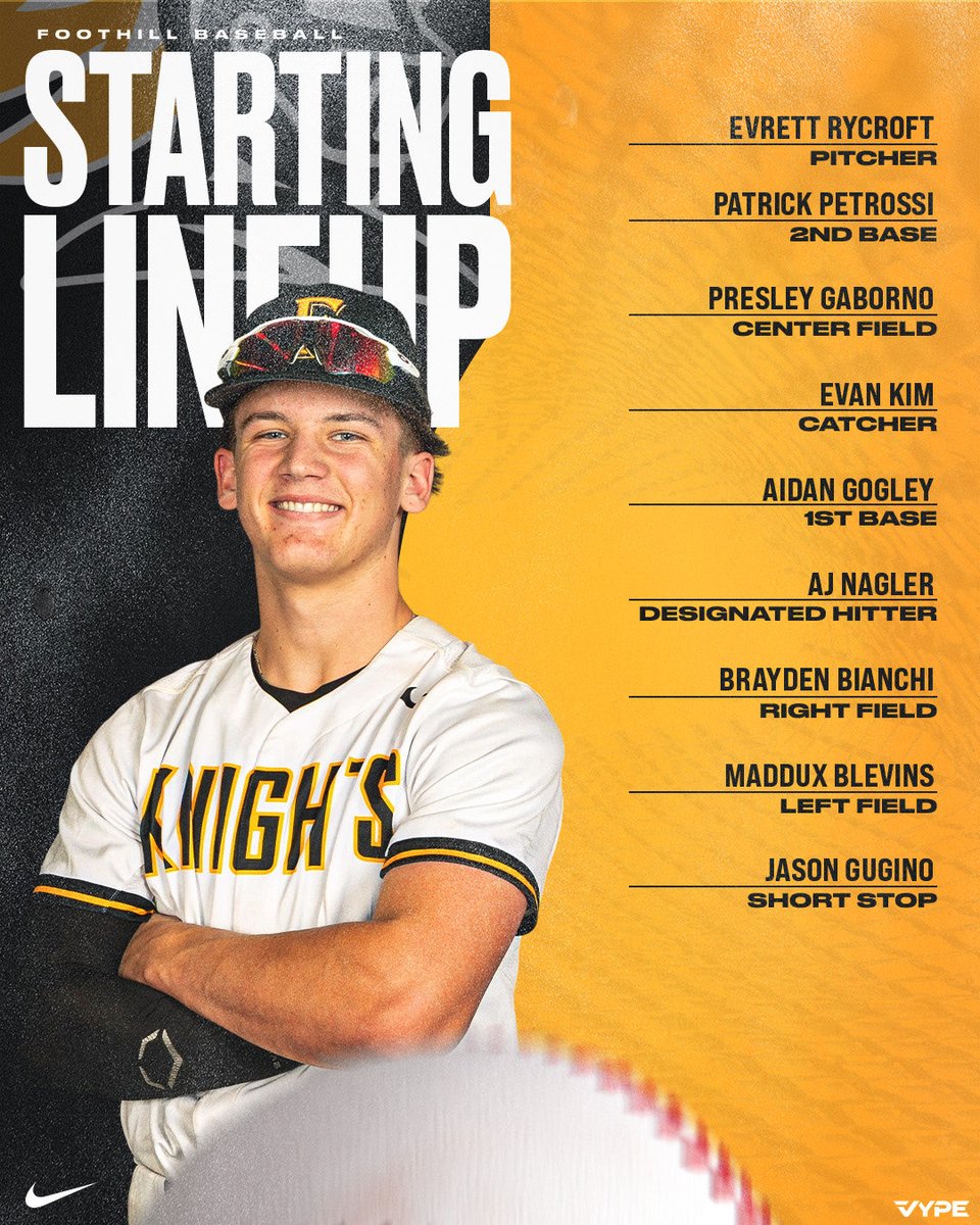 Foothill Knights Baseball tweet media