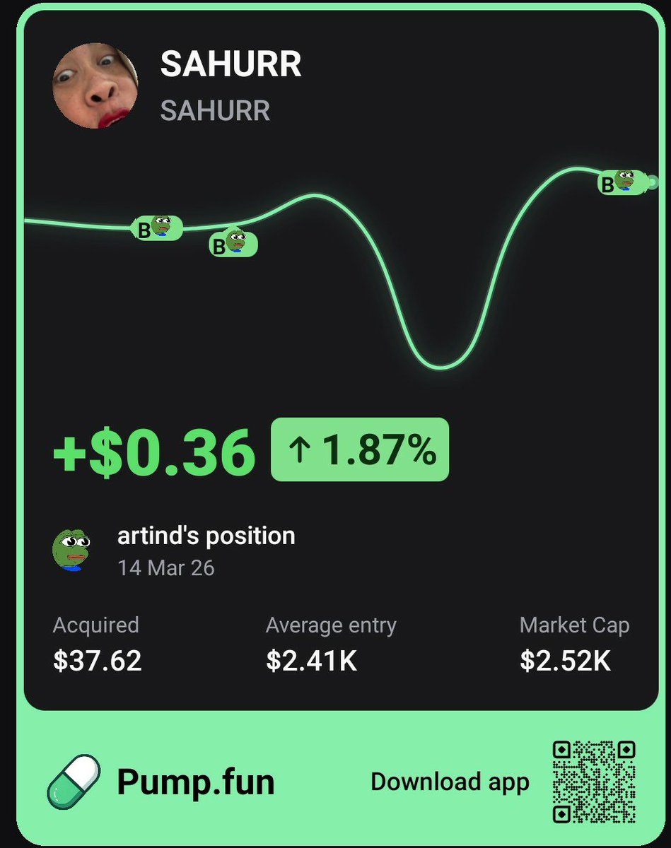 SAHURRCOIN's tweet photo. Let's Goo Sahur @CryptoPump_Pro @pumpfun_tv @solana #memecoins #launchmeme https://t.co/koL04bdRTd