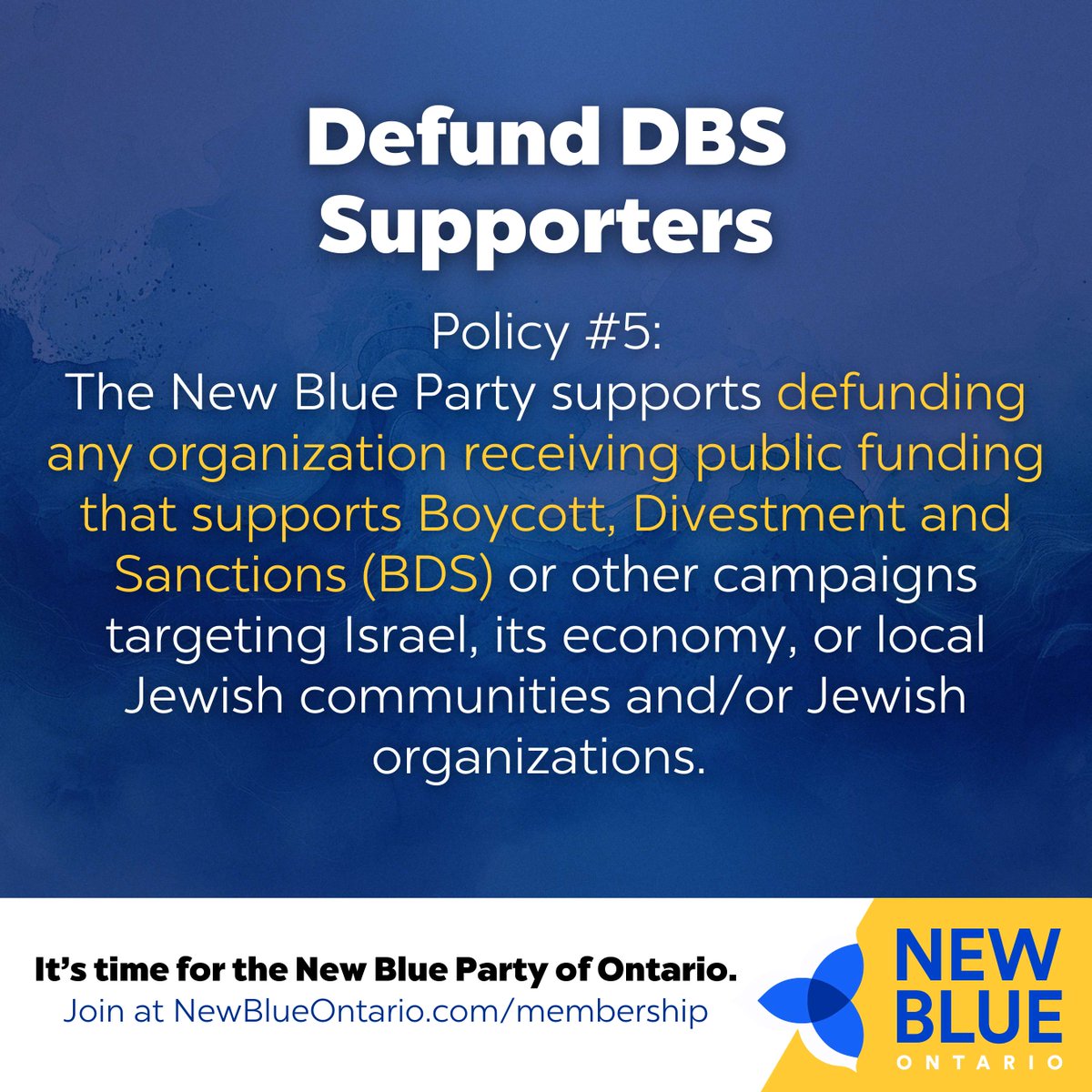 New Blue Party of Ontario tweet media