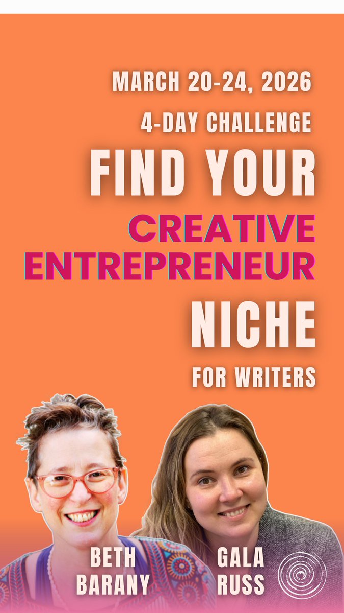 BethBarany's tweet image. The most exciting moment in building your writer-serving business isn't when you have all the answers. It's when you finally know your next step. Here's how to find yours:  bethbarany.thrivecart.com/findyourniche #CreativeBusiness