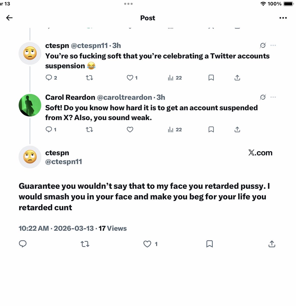 Carol Reardon tweet media