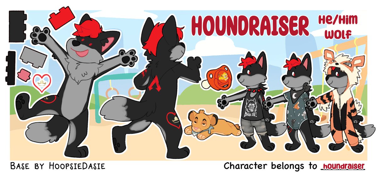 HoundRaiser The Fire Type Wolf #FBL13 tweet media