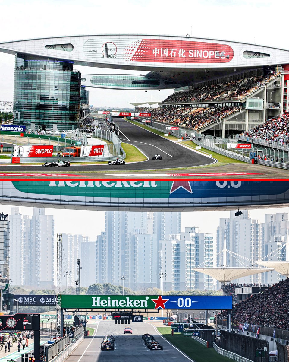 The Shanghai skyline has seen plenty of development over the last 20 years 👀🏙️