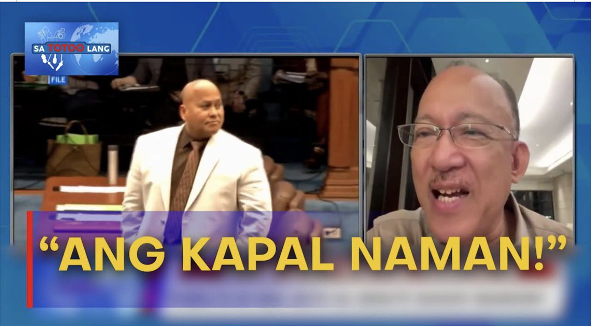 jovefrancisco's tweet photo. STL Sa Totoo Lang #OnePH (Est.2019)
LLAMAS: PWEDE NAMAN MAG AIR BNB
#SaTotooLang | Tinuligsa ni Ronald Llamas ang umano’y hiling ni Sen. Ronald dela Rosa na gamitin ang Senate mansion sa Baguio para sa shooting competition ng kanyang pamilya.
https://t.co/P3hdLD0T2k https://t.co/O8dD97SGB3