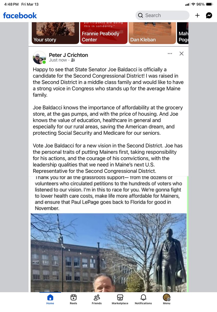 RobBaldacci's tweet photo. Great endorsement for my bro https://t.co/ofizifnu8r