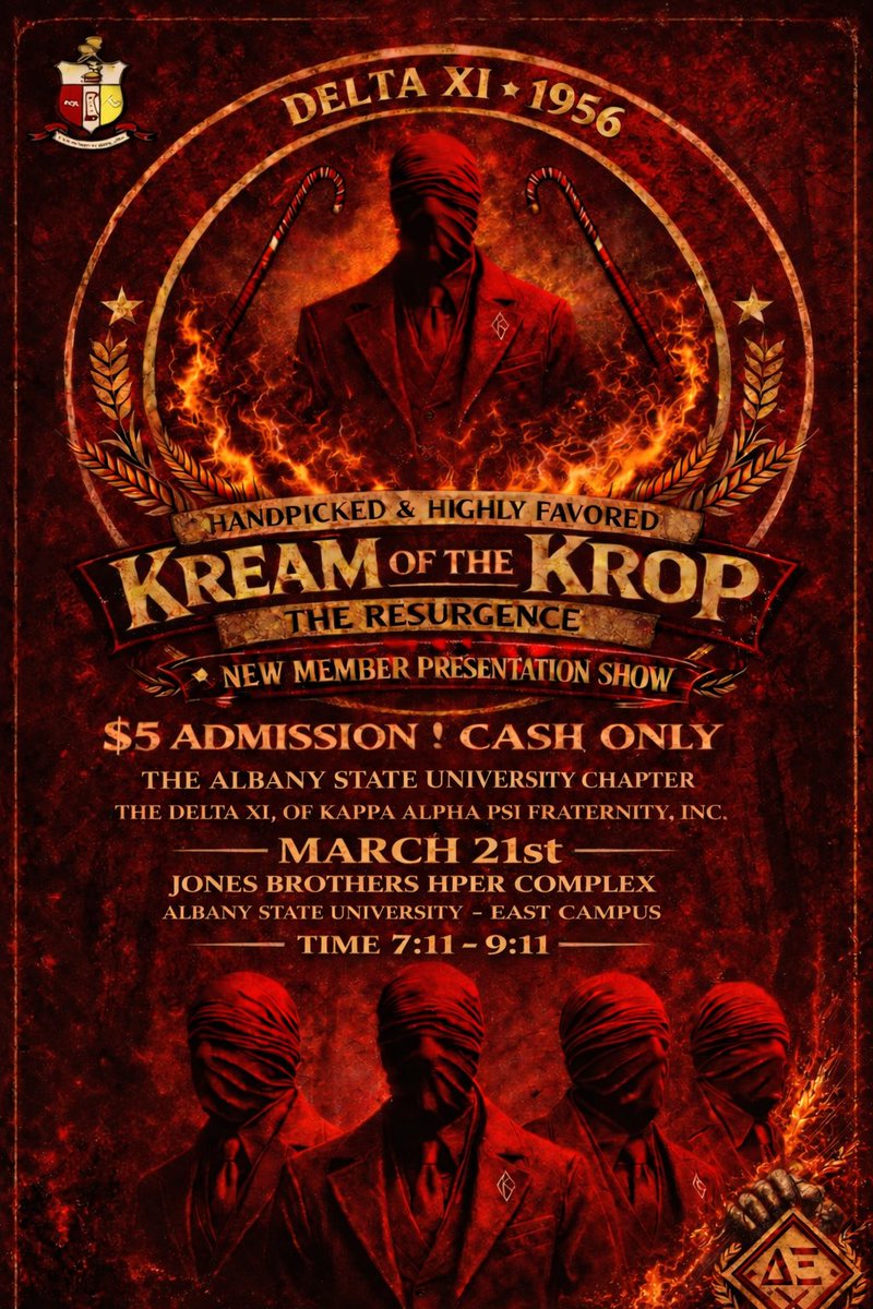 Handpicked and Highly Favored 🫱🏽‍🫲🏾

Come out March 21st, 2026 to the

Spring 26 Membership Showcase

Doors open at 6pm
5$ admissions 
Early arrival suggested ♦️

#FreeDaNeos #ASUTwitter
#GANupes