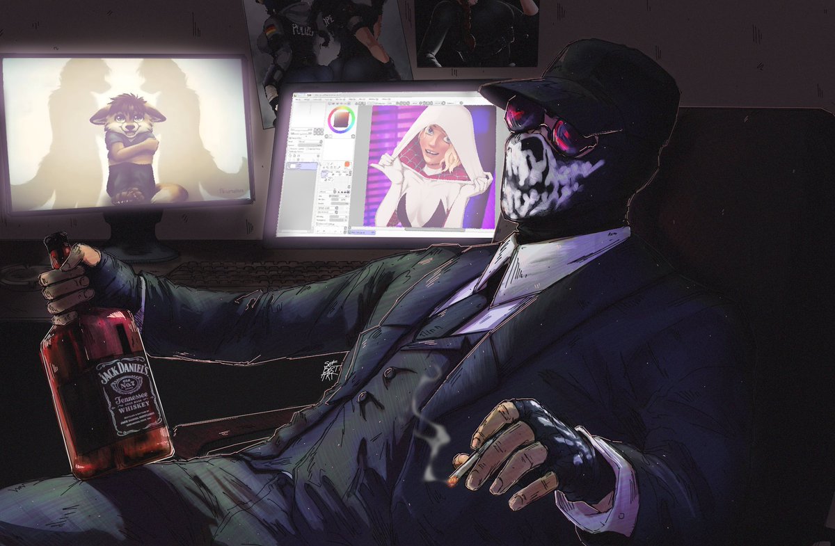 sof_best's tweet photo. 1.  You stink
2. Your room stink. 
Clean up, bozo! 

#art #fanart #digitalart #gooner #incel #problematic #shadman #autistic https://t.co/ndwpINUbfy