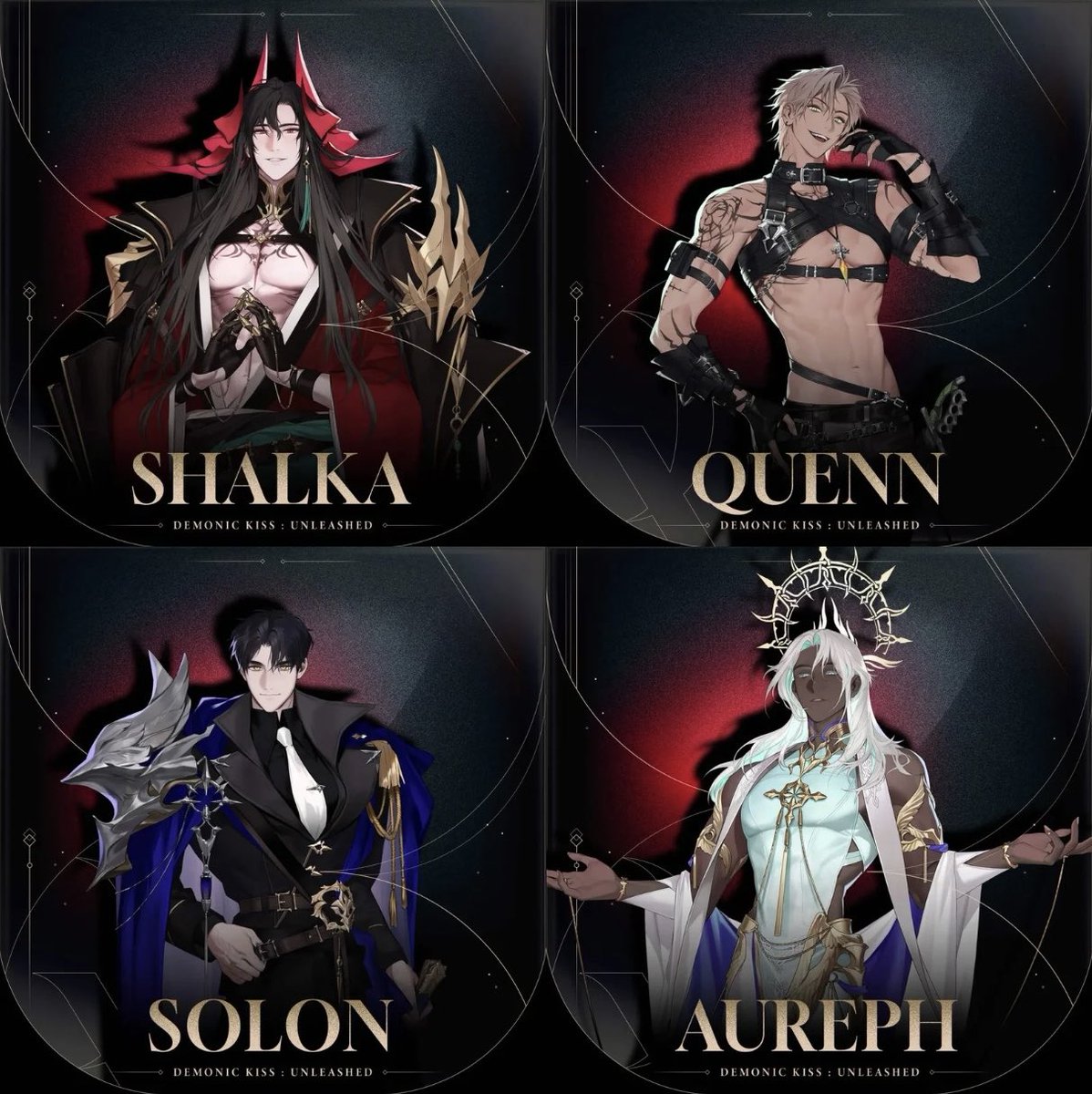 New upcoming dark fantasy otome game by <a href="/D__PBLAQ/">DEEPBLAQ</a> 

Shalka - your demon contractor 😈
Quenn - talkative demon-hunter with zero chill 🗣️
Solon - gentle… until his curse says otherwise 🌙
Aureph - an angel on a mission⚔️

Who are you falling for? 💘

👉🏻 tinyurl.com/mryxvzvn