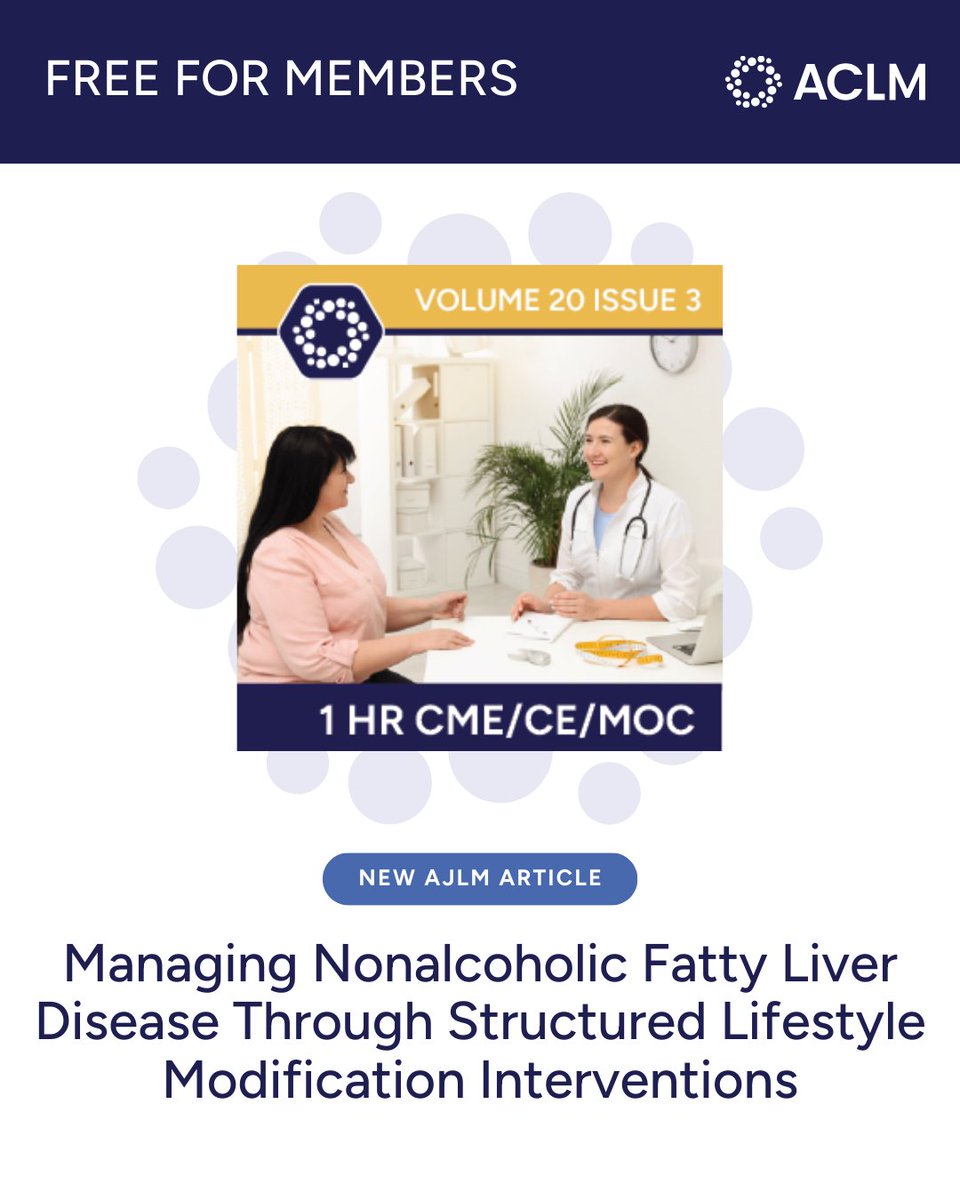 American College of Lifestyle Medicine tweet media