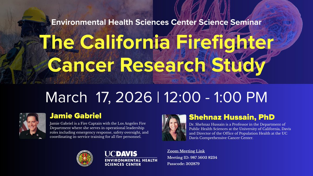 UC Davis Environmental Health Sciences Center tweet media
