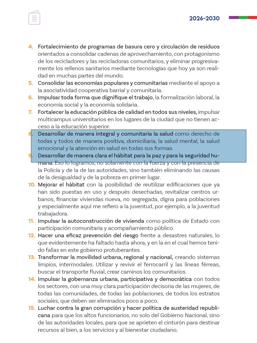 andresvecino's tweet photo. Acepto que estoy muy sorprendido de ver el lugar que tiene la salud en la propuesta de @IvanCepedaCast.

Literalmente le dedica un párrafo a politizarla y un párrafo donde dice lo que va a hacer (que básicamente dice nada, léanlo ustedes).

¿Esto quiere decir que la propuesta de salud es la misma de la senadora electa Corcho y del actual ministro Jaramillo?

Creo que esa pregunta concreta deberían hacerle en los debates al candidato