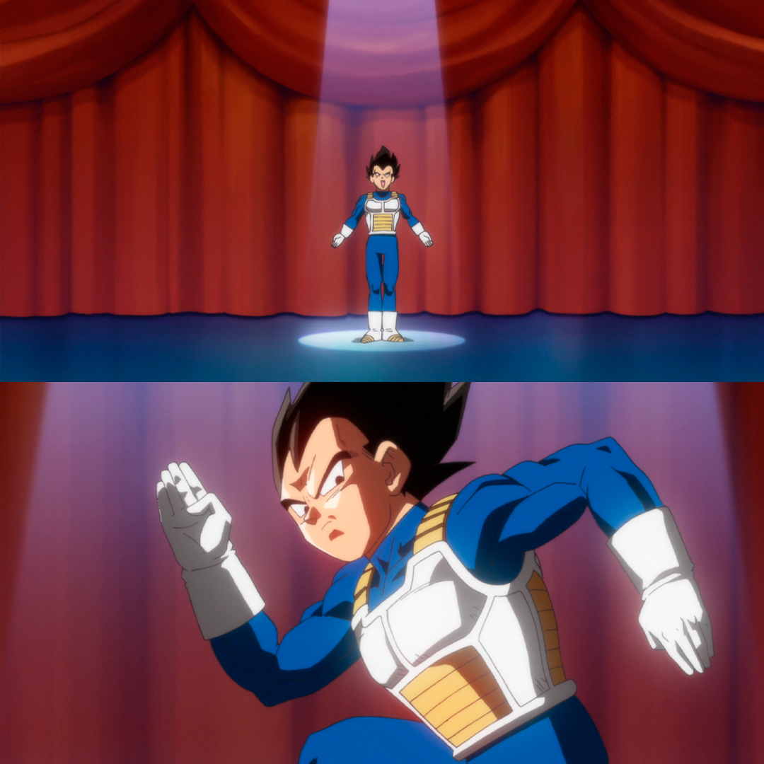 ToeiAnimationLA's tweet image. Imágenes que se pueden escuchar: 

Del 1 al ¡BINGO!, ¿qué tan gracioso te parece este momento? 

#DragonBallSuper #Vegeta