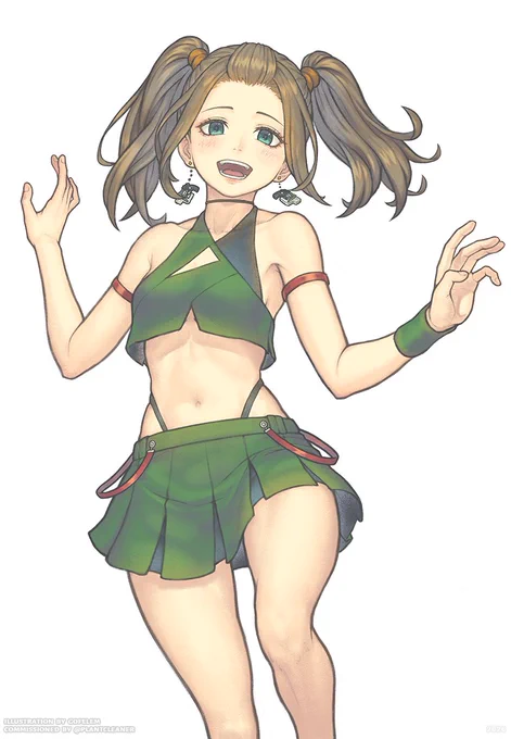Cheerleader Shania ( ' ᵕ ` ) #Xenoblade #ゼノブレイド3 #シャナイア