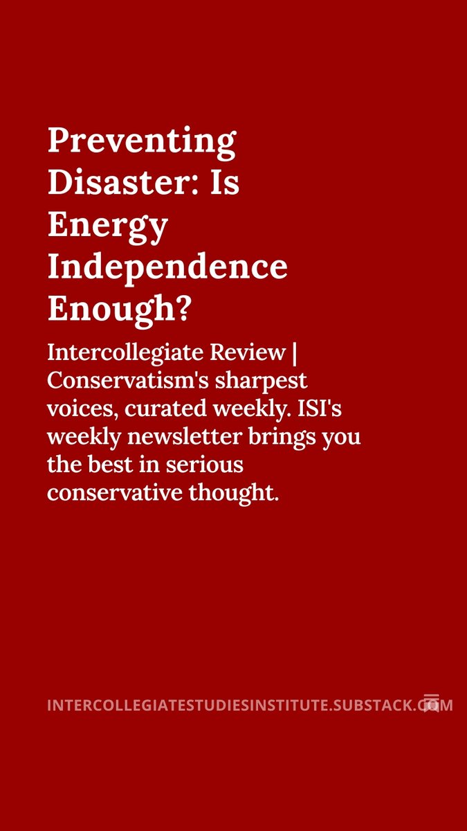 Intercollegiate Studies Institute tweet media