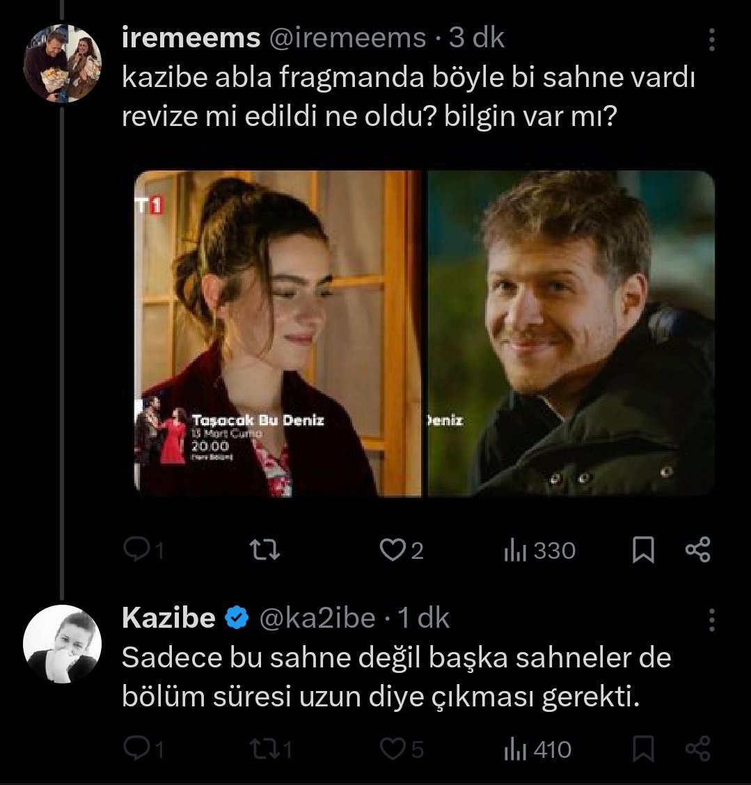 pardon da bölüm uzun olunca bu sahneler niye hep orelden kesiliyor
isofad torpilli diyince de agliyorsunuz her yere adamlarini sokusturmuslar haram zikkim olsun bu cocuklarin emekleri hepinizden ciksin
burakcim siz de kesilen sahneleriniz icin menajerin ve avayla bisiler yapin