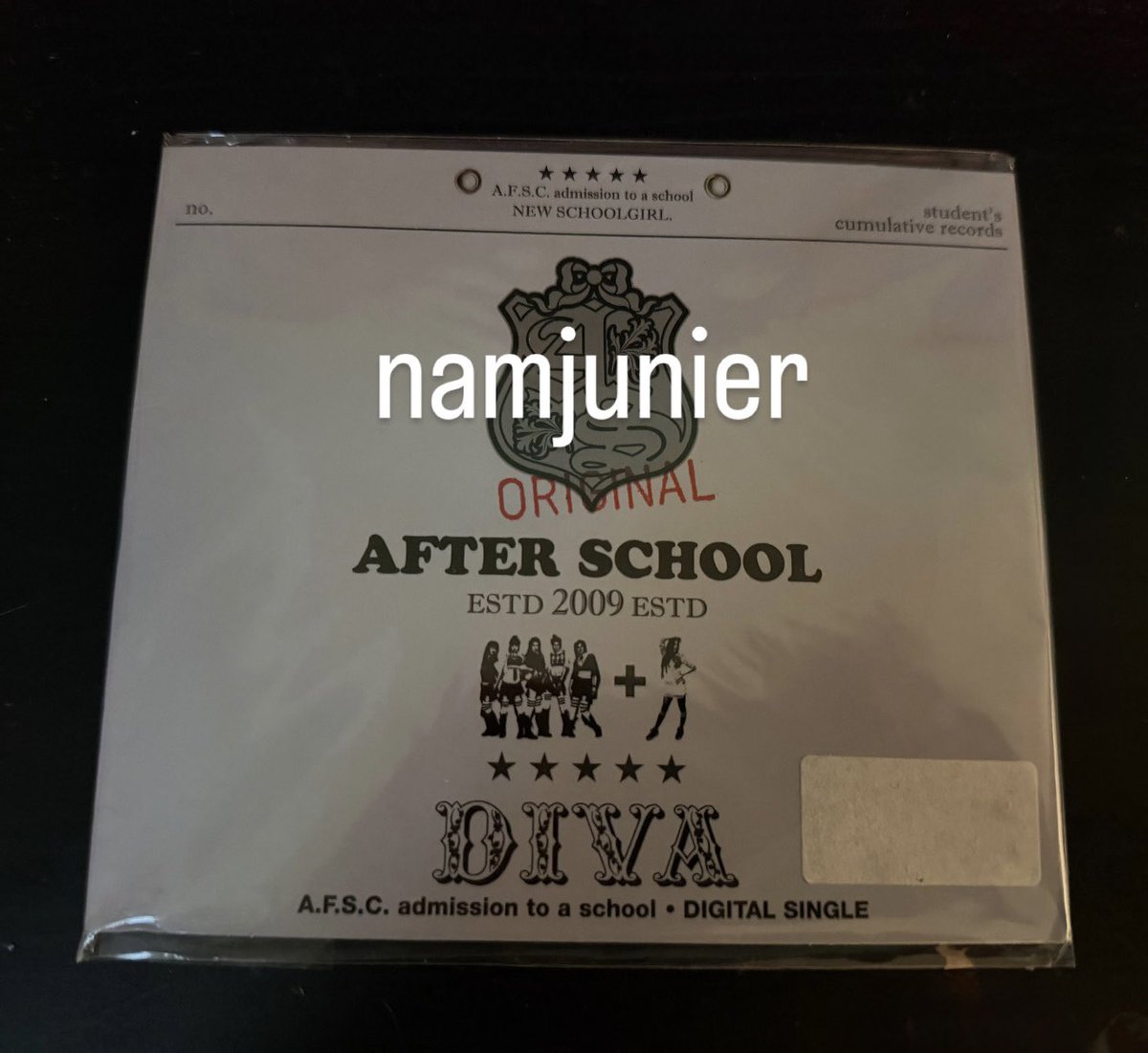 namjunier's tweet image. Guys... Diva is in my possession #afterschool 🥺😭