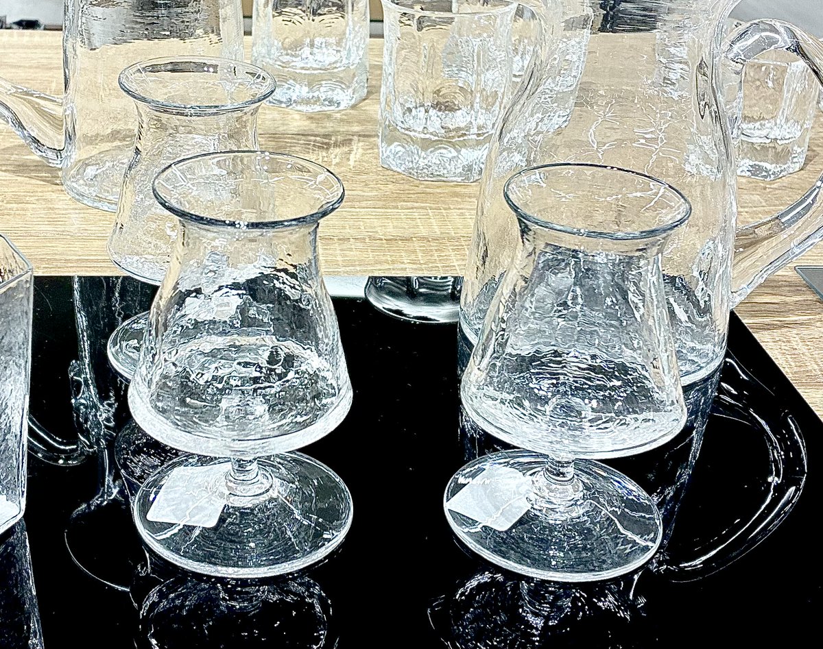 5階 食器売場に ガラス作家 #西山芳浩 さんの器が登場💎 ＼ 愛媛県で