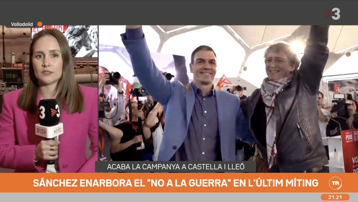 El TN Vespre al tancament de campanya de Castella i Lleó i ni un trist vídeo de les eleccions a la Catalunya Nord

Gràcies Rosa Romà, presidenta de 3Cat a proposta d'ERC. T'ha quedat una TV3 molt republicana i catalana. A Mollerussa estaran contents