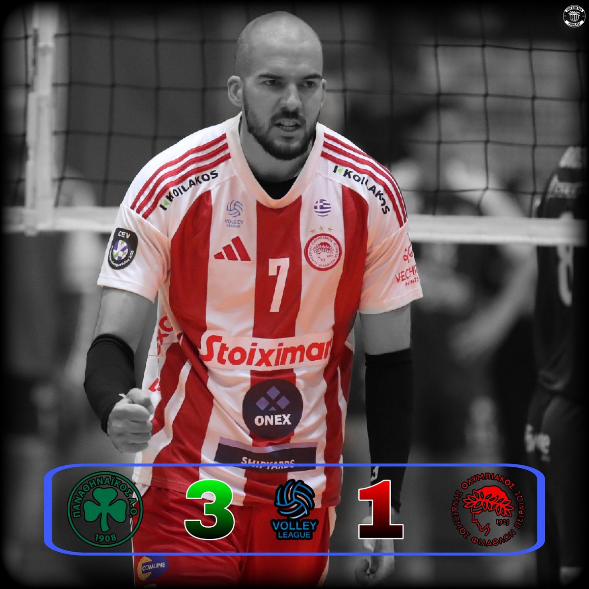 RedSeaPodcast's tweet image. 🏐 | Olympiacos will lose the first semi final of the VolleyLeague against Panathinaikos 

#OlympiacosSFP #VolleyLeague #Olympiacos