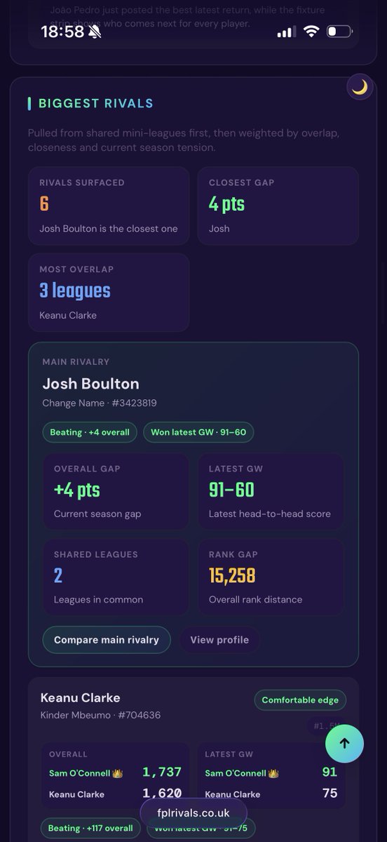 FPLRivalsApp tweet picture