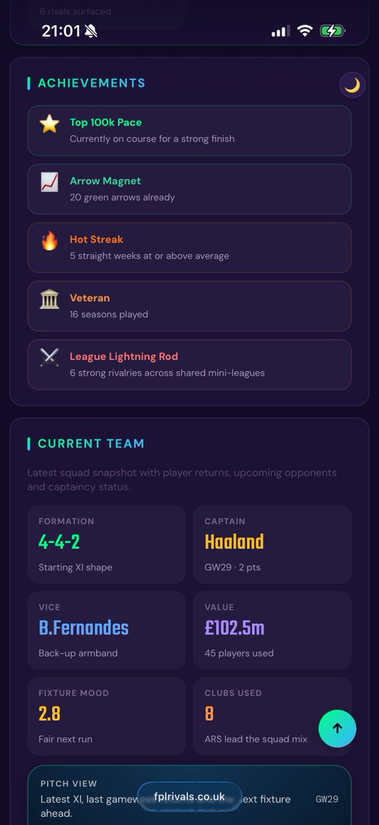 FPLRivalsApp tweet picture