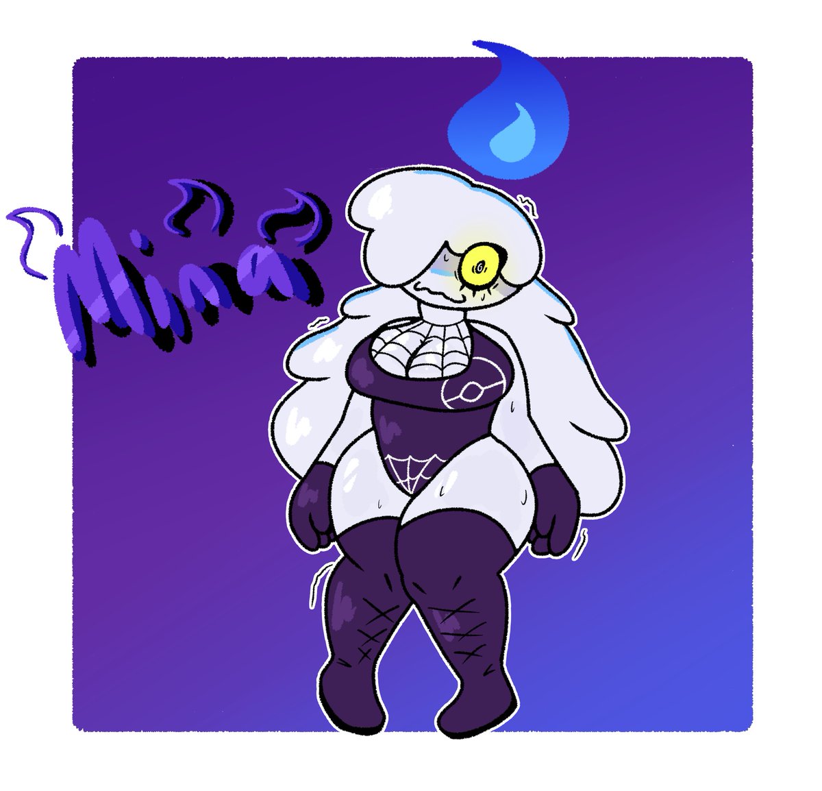 Hex Maniac inspired Litwick wrestler who wishes to bend you~