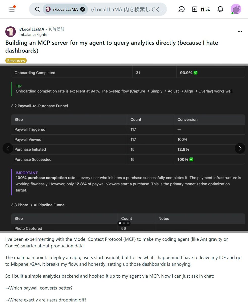 ai_hakase_'s tweet image. 【分析はAIと対話する時代へ】
MCP活用で複雑なダッシュボードは不要に！AIにチャットで聞くだけで、最新の分析データが手元に届きます。ハルシネーションを防ぎつつ意思決定を爆速化する、次世代の分析手法に注目です！✨ #MCP #AI