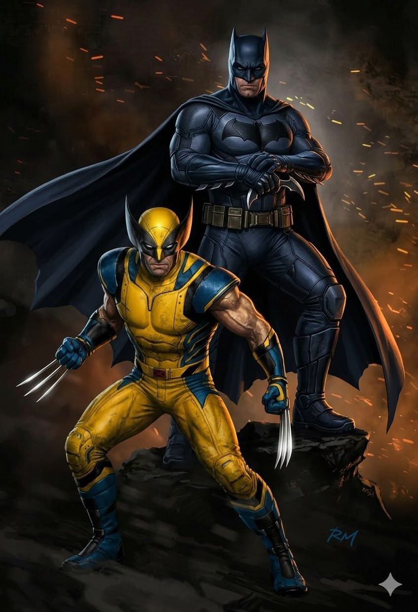WolverSteve's tweet photo. Friday night team up #Wolverine 💛💙 #Batman 🖤🩶
IainPoole Photography 📸 parkerpool1 🦇
#AnchorBeing #Wolverine #MarvelUK #Mcu #MarvelStudios #Marvel #Wolversteve #hughjackman #JamesHowlett #Wolverine #SuperFan #Wolveroom #MarvelUK #Xmen #Logan #WeaponX #SNIKT #TheDarkKnight #PreviouslyOnXmen #claws #Xmen #hughjackmaniswolverine #BruceWayne