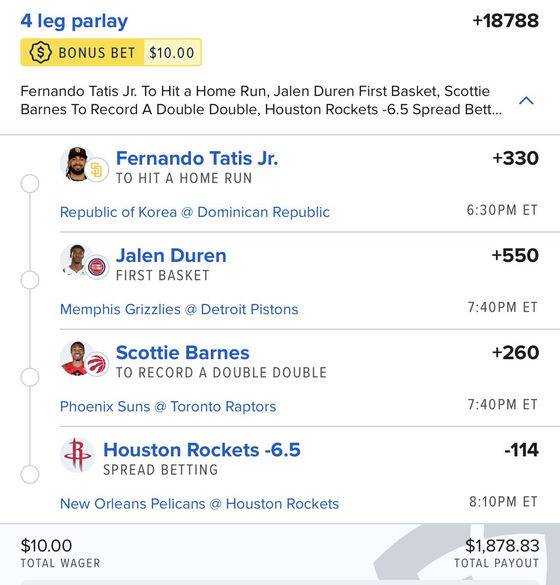 ZapBets_'s tweet photo. Book it. Cash later. https://t.co/pLLUTlcTxZ