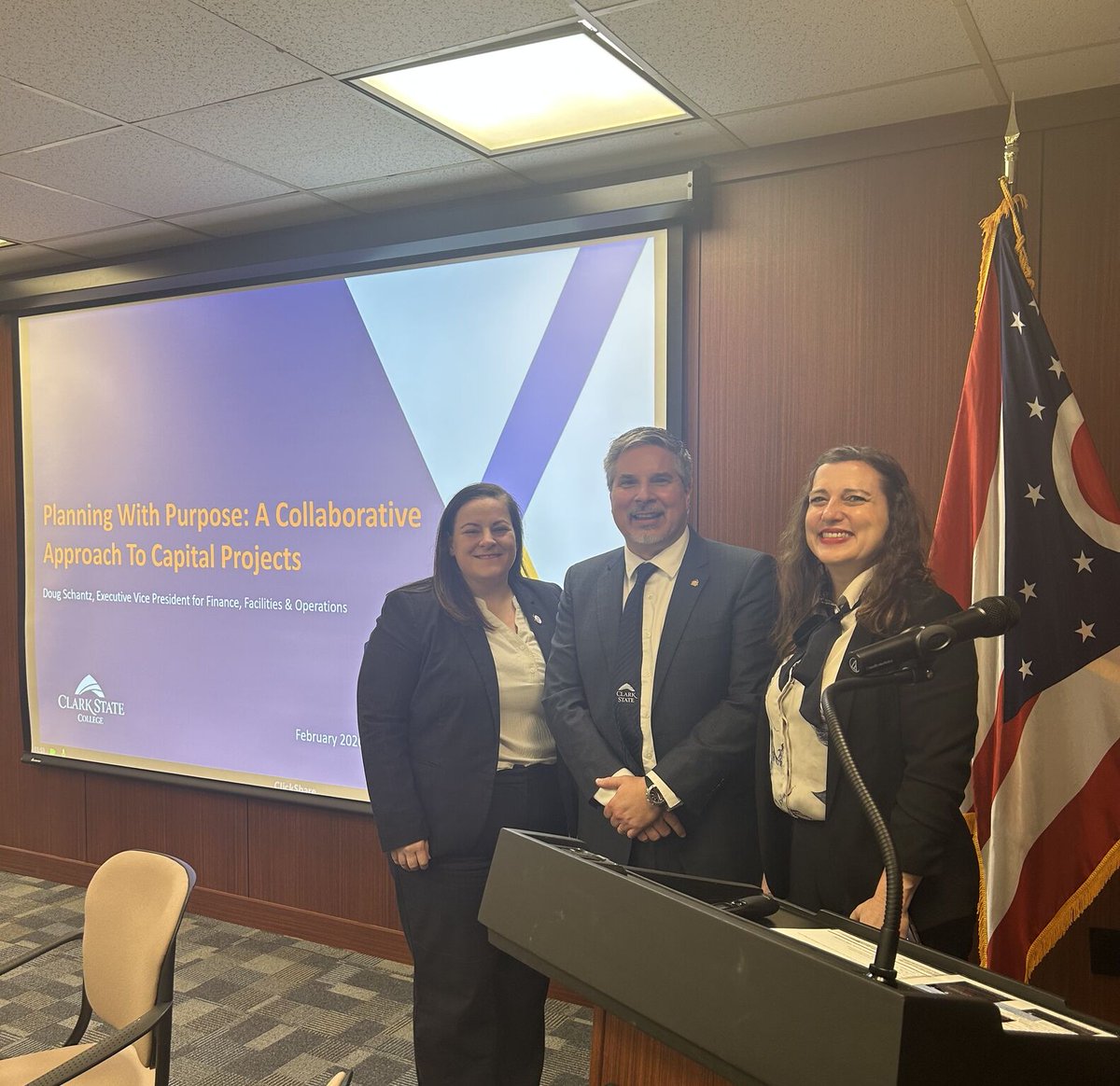 Clark State College tweet media