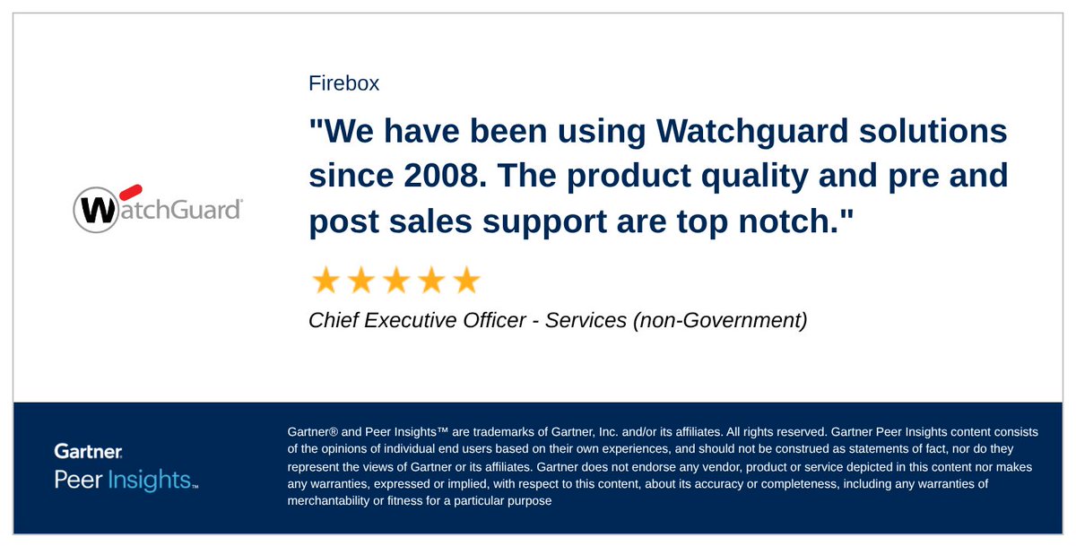 WatchGuard tweet media