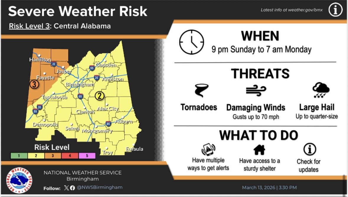 Calhoun County EMA tweet media