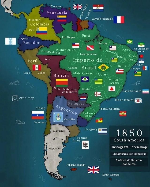 Sudamerica en 1850
Repost*