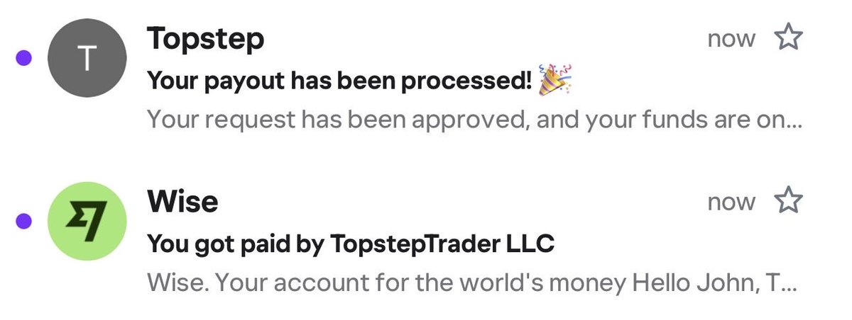 Payout received!

Thank you!  

$GC $NQ $ES