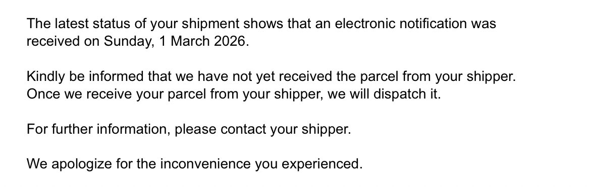 ihr wollt mich verarschen oder? what do you mean die haben das packet noch nicht mal erhalten??? was zur hölle kann harrys store eigentlich?