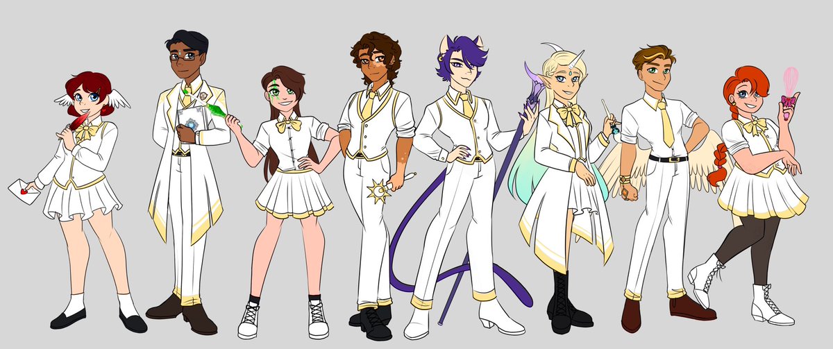 Astral_Onyx's tweet image. For those who have followed me for a while, I had made a magical girl setting for a SM AU where they were humans that practiced magic
Well I decided to tackle the designs and AU again, while adding the nightmares too
#SmilingsCrittersAU #NightmareCritters