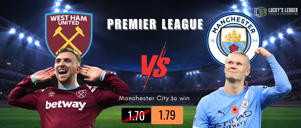 Tomorrow, 8 PM UTC, we got Manchester City winning 👀

They said they still BELIEVE, and we're here for it!

Odds for them winning has been boosted up to 1.79! 🚀

Link in our bio, make sure not to miss this!