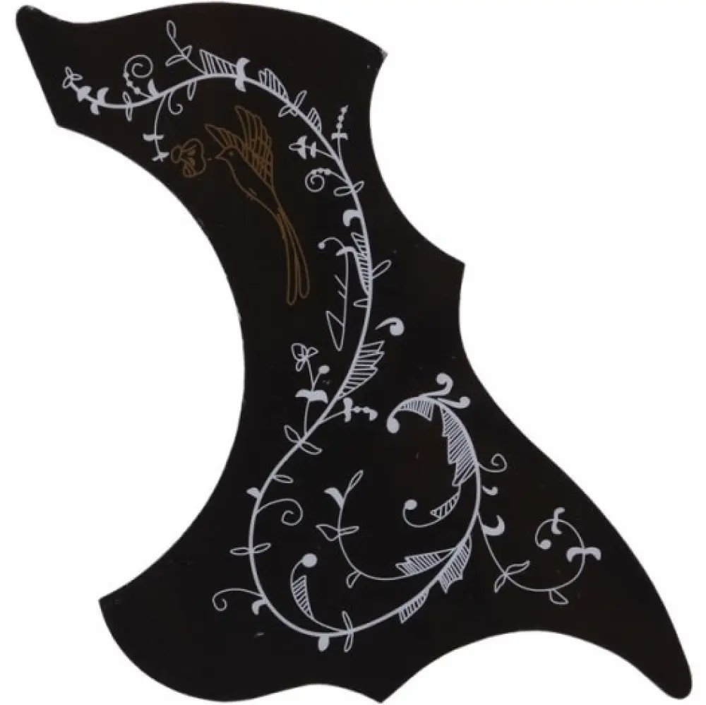 OnlyMusicShop's tweet image. "¡Arte en tu guitarra por solo $55! 🐦📷Mica GPG004 Negra con Diseño: forma de bota clásica, enredaderas blancas, flores y pájaro dorado. Protección total + estilo único.  Compra aquí 📷
onlymusicshop.com/shop/gpg004-gp… #Guitarra #Pickguard #MicaConDiseño #Pájaro #OnlyMusicShop"